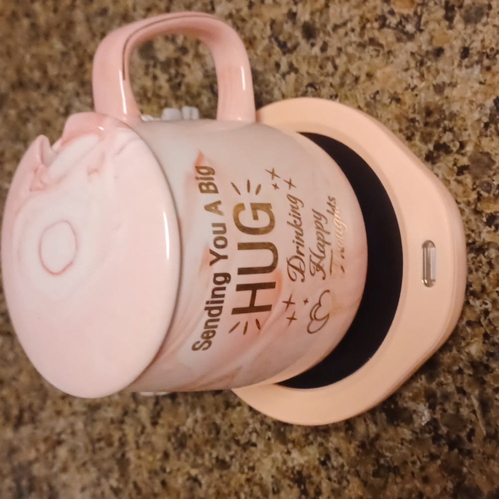 ☕️ Coffee cup with lid and electric warmmer